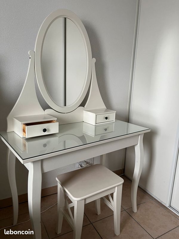 Coiffeuse 100x50cm + banc a vendre (image 1)