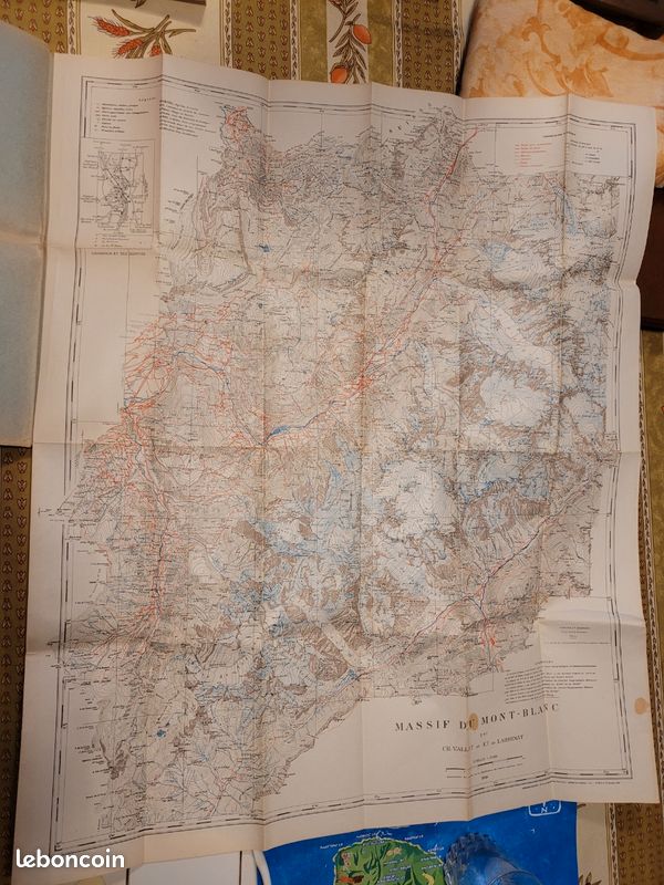 Environs de Chamonix : extraits de la Carte du massif du Mont-Blanc. Ed