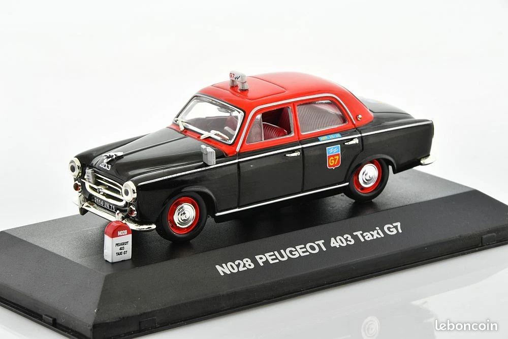 Peugeot 203 Familiale Taxi G7 – Miniature Comptours 1/43 Montée