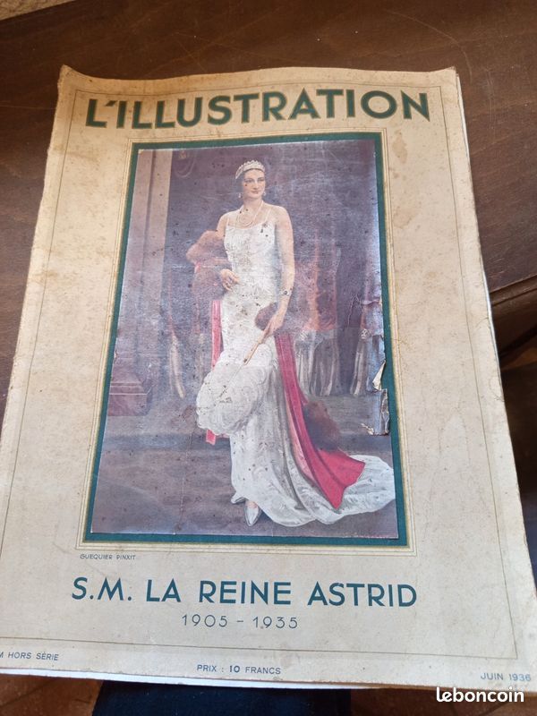 Album l'illustration 1936 reine Astrid (image 1)