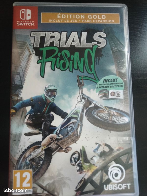 Jeu de moto sur Switch: trials rising (image 1)