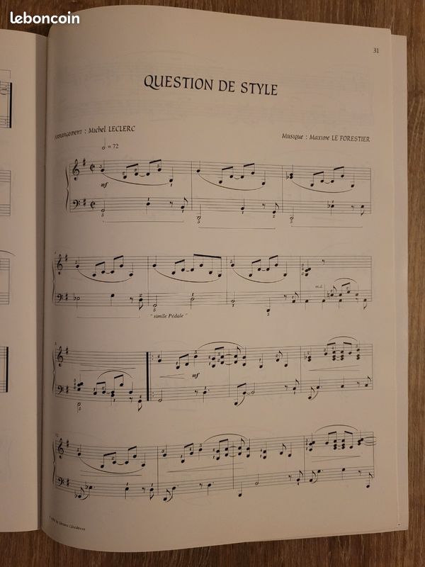 Recueil special piano n °3 Maxime Le Forestier (image 5)