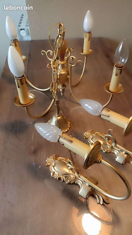 Lustre et 2 appliques (image 4)
