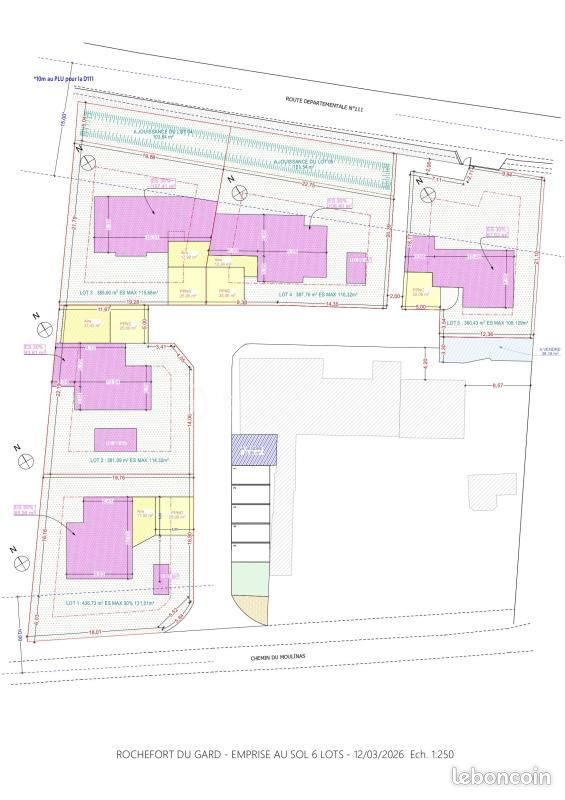 Terrain 385 m² Rochefort Du Gard (image 13)
