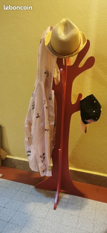 Portemanteau arbre rouge (image 3)