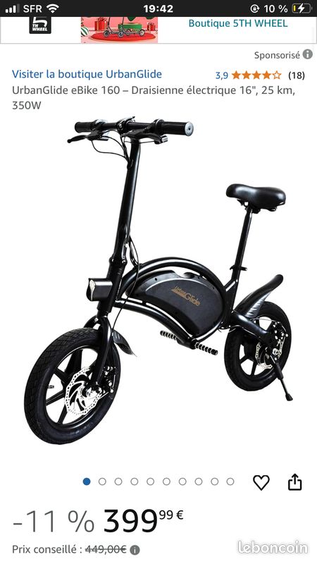 Trottinette électrique Vélos