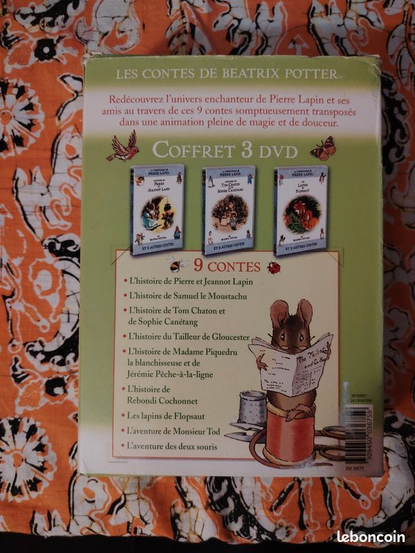 Coffret DVD Les contes de Pierre Lapin (image 2)