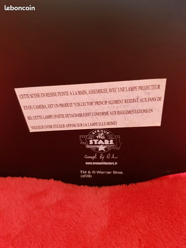 Lampe TAZ Mania Par Collection Avenue Off The Stars – Figurine Lumineuse SDCC 2018 – Édition Limitée Looney Tunes