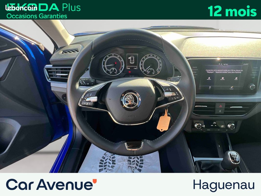SKODA Kamiq 1.0 TSI Evo 110 Ambition / Smartlink / Aide au Stationnement / Feux LED / Clim Auto (image 10)