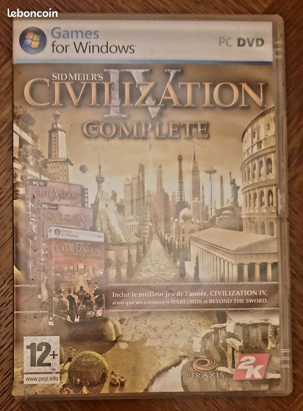 Civilization IV Complete - PC - Jeu + Warlords + Beyond The Sword - FR