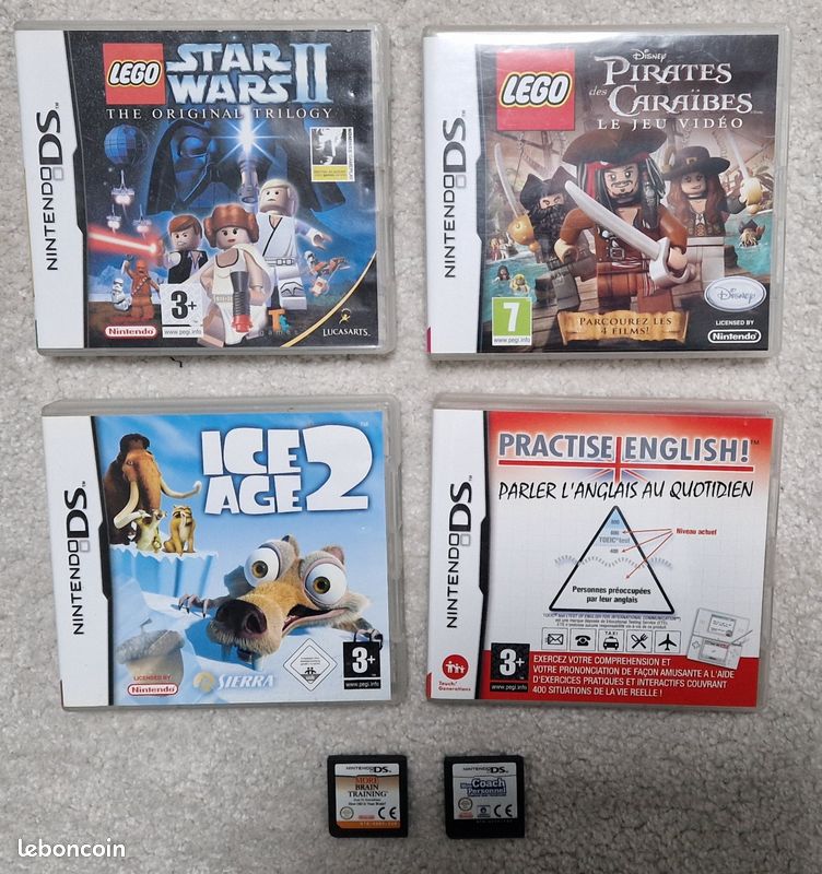 Lot De 6 Jeux Nintendo DS - Garfield Et Autres - Très Bon état, Complets