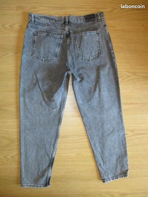 Pantalon Jean Mom Taille Haute Mango Mango Femme Jeans Mom Taille