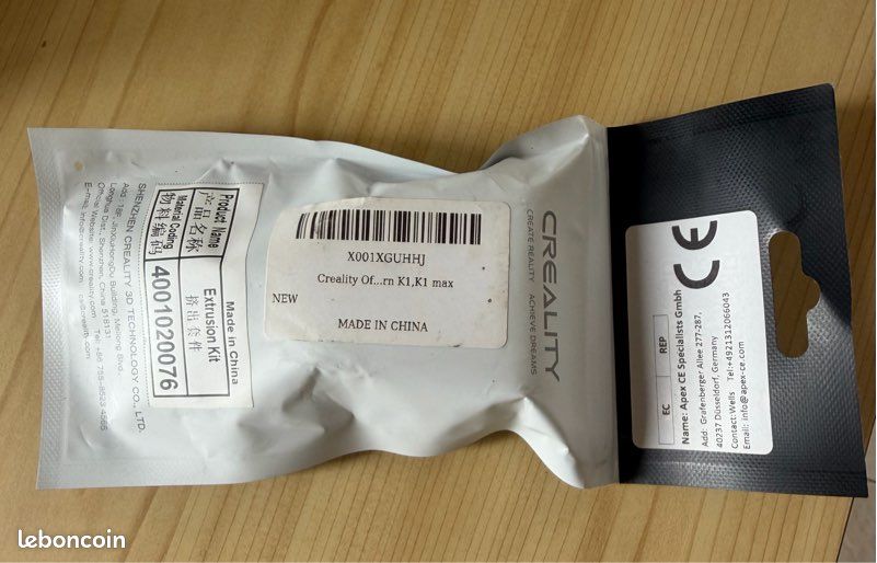 Creality Kit officiel d'extrudeuse K1 Direct Drive 3.0, sans moteur pas à pas, support d'extrusion d'alimentation à double engrenage, filament de 1,75 mm, compatible avec les imprimantes 3D K1, K1 Max (image 3)