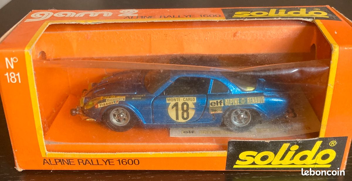 Solido Alpine A110 1600S Rallye De Montecarlo 1972 - Blue - 2023 (Scal