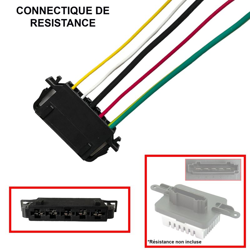 Résistance de chauffage pour CITROEN DS5 PEUGEOT 3008 5008