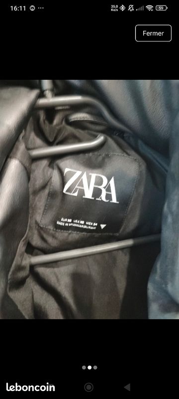 Blouson Zara court
Épais chaud et souple 
Taille XS 
Très propre (image 3)