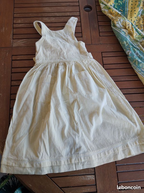 Robe jaune à rayures (ninie77124) (image 1)