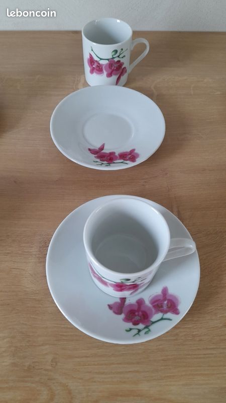 6 tasses orchidées (image 7)