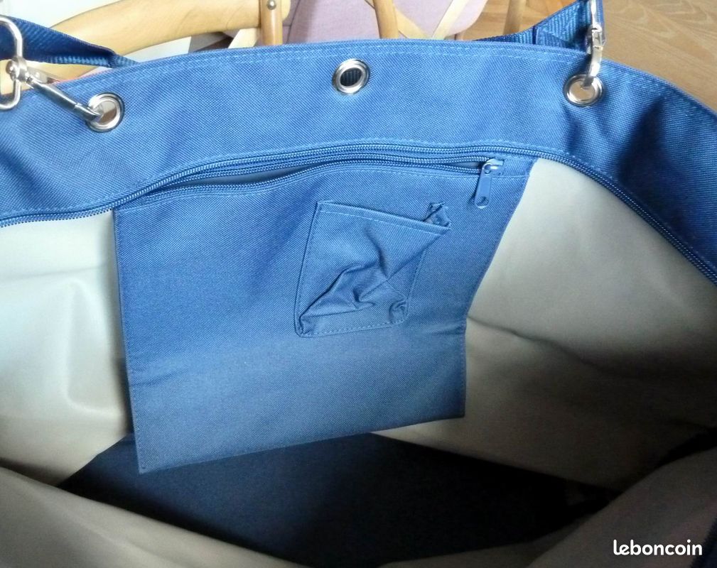 GRAND SAC REISENTHEL Shopper XL à rayures NEUF (image 6)