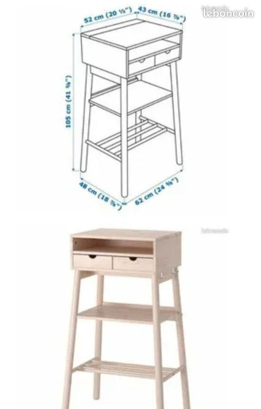 Bureau debout knotten ikea (image 3)