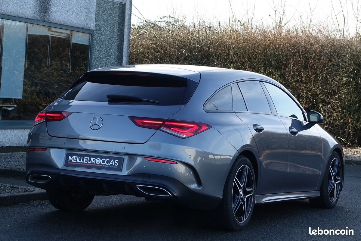 CLA 180d Shooting Brake 7G-Dct Amg-Line Cuir sport chauffant/Gps Europe/Caméra/Carplay/Pack ambiance/Régulateur/1*Main/Garantie 12 mois (image 7)