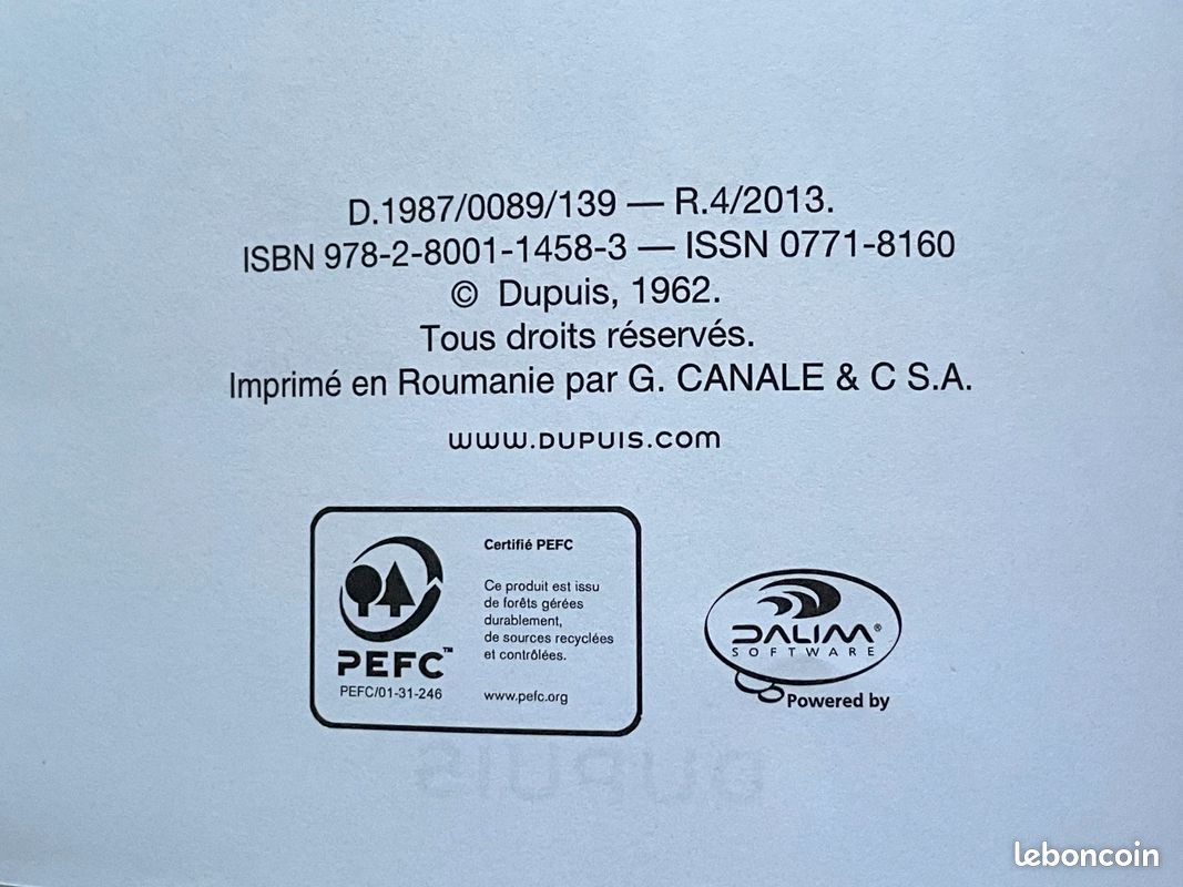 Spirou / Lucky Luke - BD rare - Erreur d'impression (image 6)