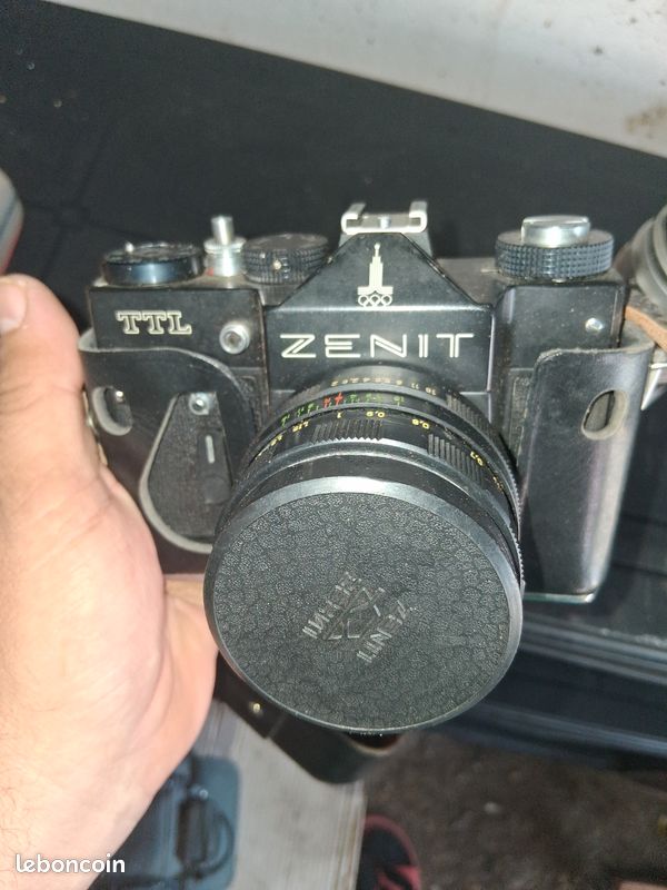 Étui complet en cuir pour appareil photo Zenith E - France
