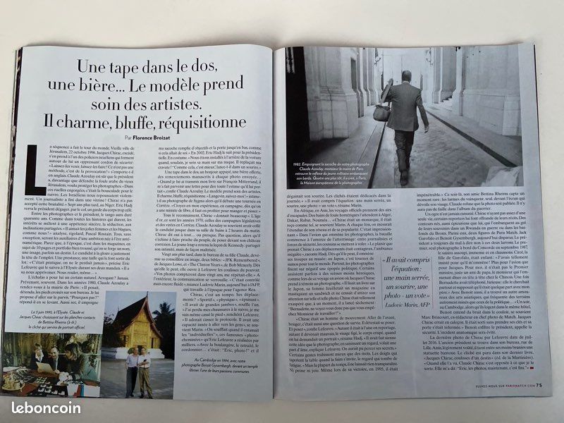 PARIS MATCH No 3674 - JACQUES CHIRAC DERNIER ADIEU (image 6)