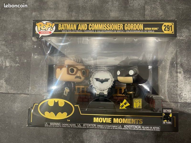 Funko POP Heroes DC Comics Batman Begins Batman and Commissioner