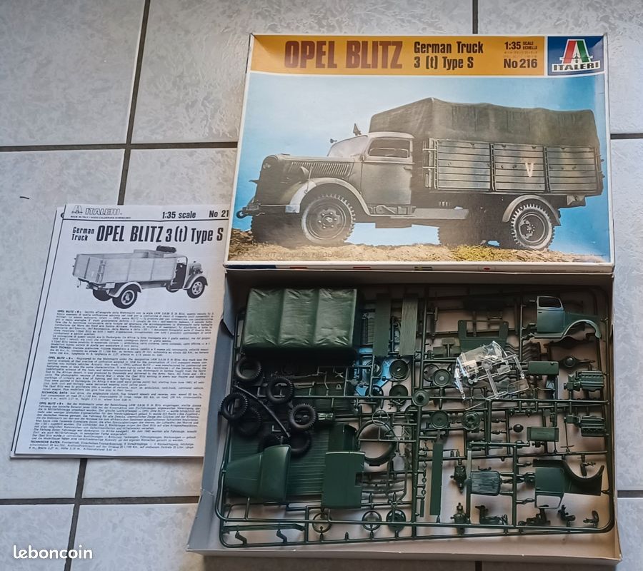 Maquette Italeri Opel blitz 1/35 - Modélisme