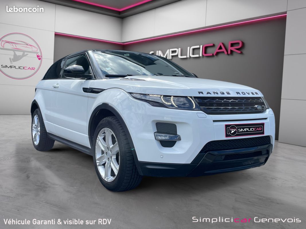 LAND ROVER EVOQUE Coupé SD4 190ch Dynamic GPS JA 20" noires Régulateur Meridian Cuir (image 1)