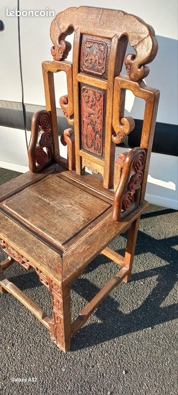Chaise chinoise ancienne (image 2)