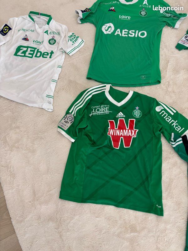Asse 2022 Nouveau Maillot Asse 2021 Maillot Extérieur ASSE 2020/21