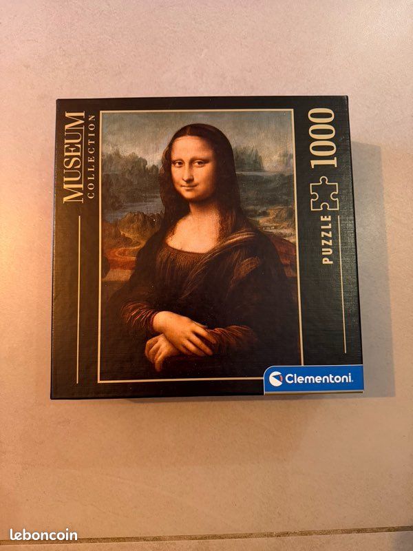 Puzzle 1000 pièces Mona Lisa – Clementoni Museum Collection (image 1)