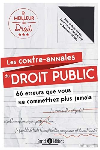 Livre : les contre annales du droit public (image 1)