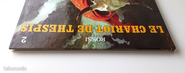 Le Chariot De Thespis T.2 L'Indien Noir - J5 - Édition Originale Glénat 1984 - BD état Correct