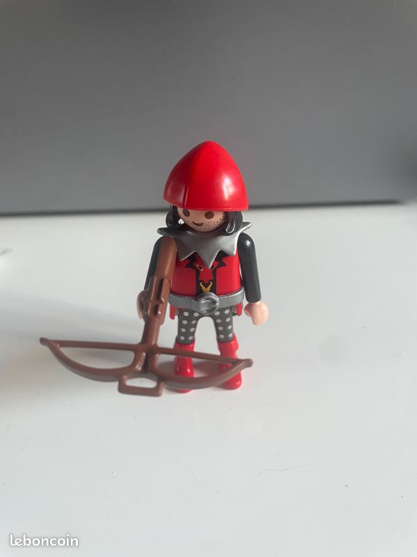 PLAYMOBIL 3319 3269 5757 chevalier chateau baron dragon rouge arbalète mediéval (image 1)