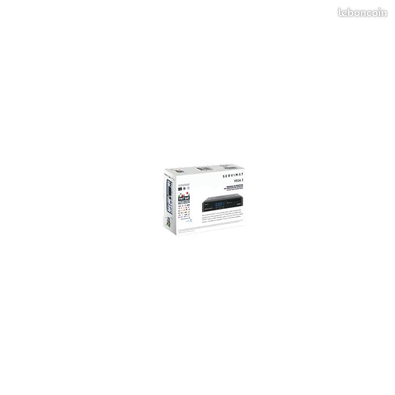 Récepteur TV Satellite SERVIMAT Full HD + Carte TNTSAT V6 - Pour Astra 19.2E, Enregistrement, Contrôle Direct