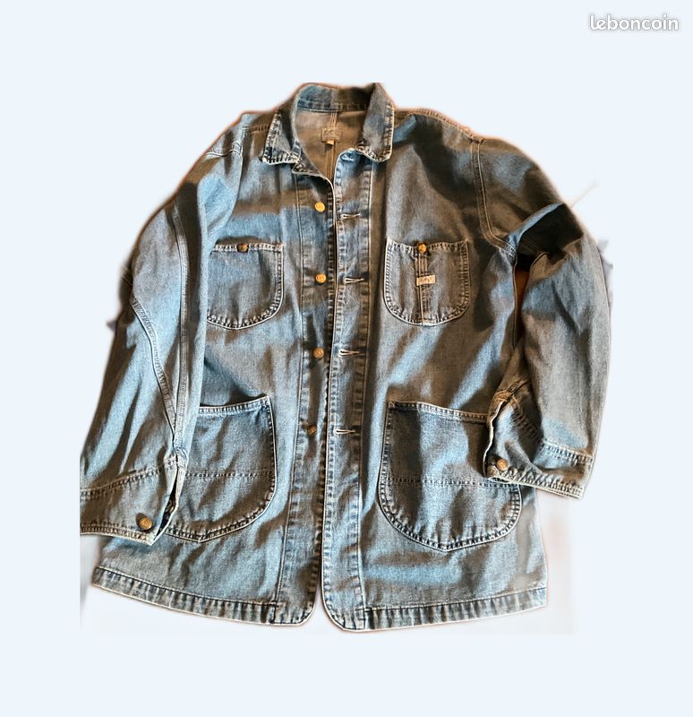 Veste longue 3 quart en jean XL LEE (image 1)