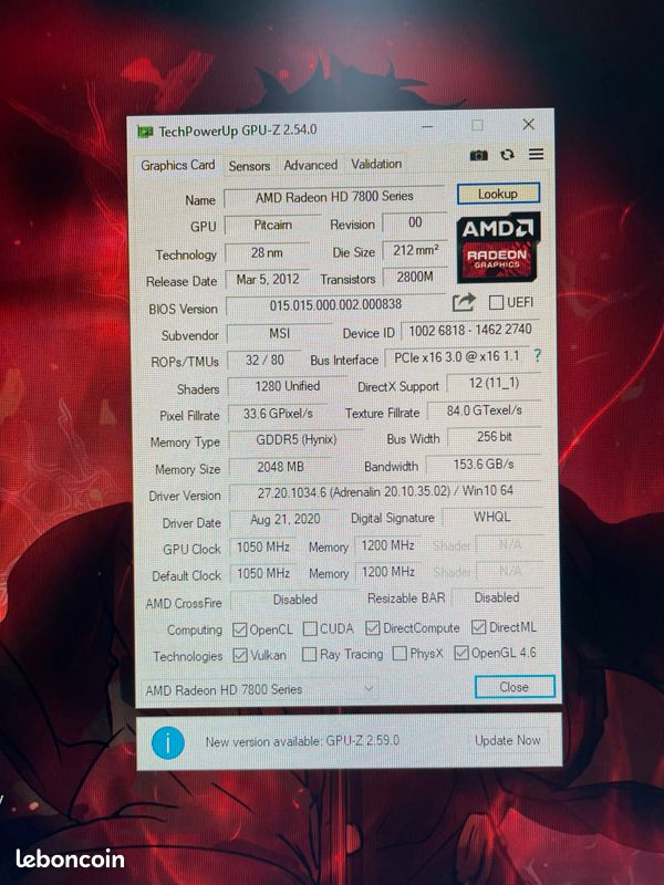 MSI AMD Radeon HD 7800 Series (image 4)