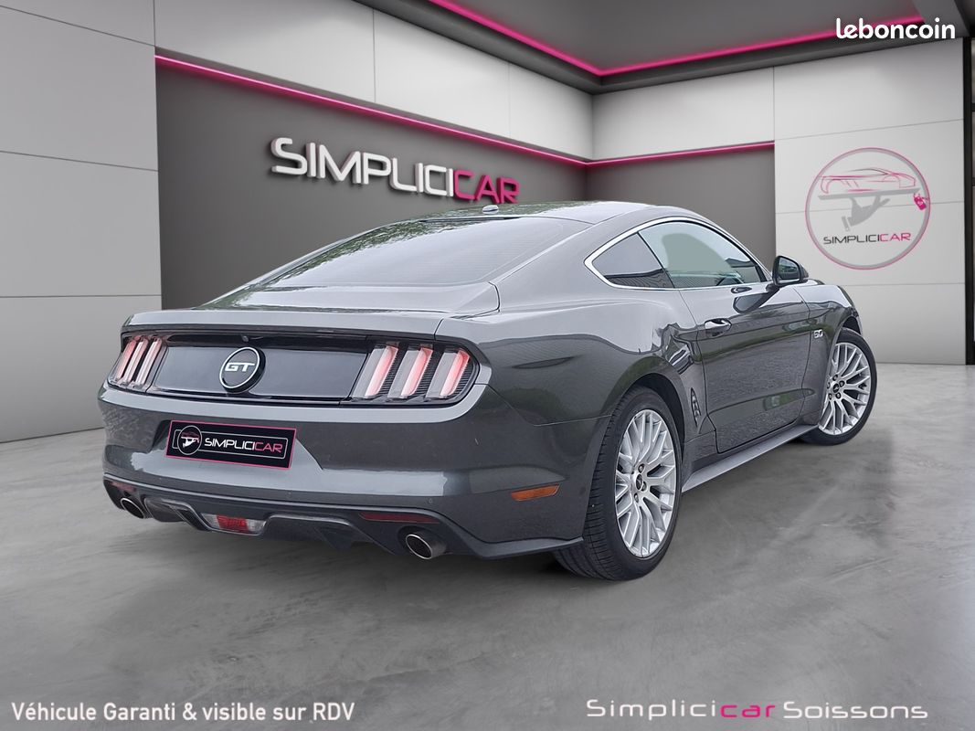 FORD MUSTANG VI FASTBACK 5.0 V8 GT BVA6 446Ch Garantie 12 mois (image 3)