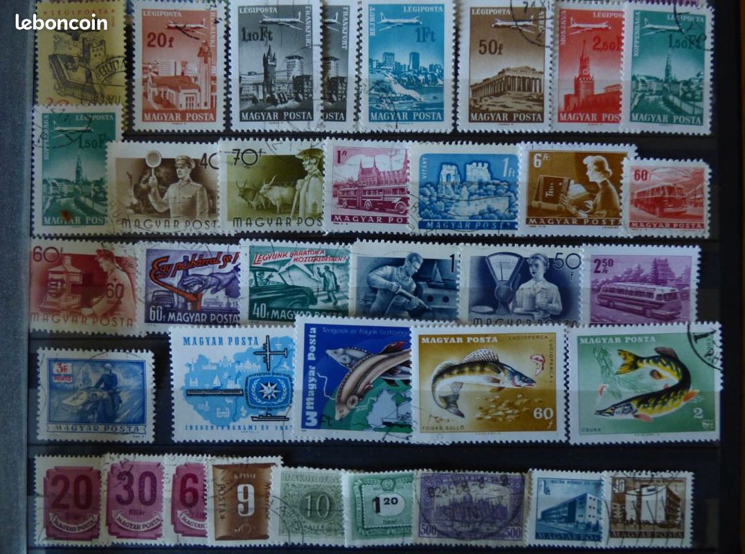 Donne Lot de beaux timbres de HONGRIE - Collection Donne Lot de beaux timbres de HONGRIE - Collection