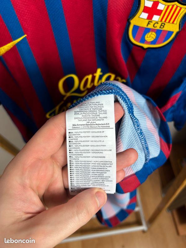 MAILLOT FC BARCELONE Barcelona 2011-2012 Messi Shirt Trikot Camiseta Jersey M EUR 125,00 - ES