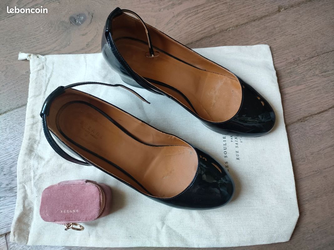 Babies Sezane Ballerines Babies Noir Sezane Taille 37 Chaussures