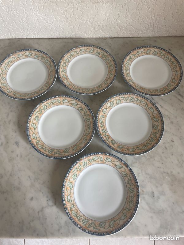 Lot de 6 assiettes à dessert (image 1)