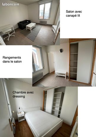 F2 meublé - Idéal Etudiant/Jeune Couple - Proche Université/Gare