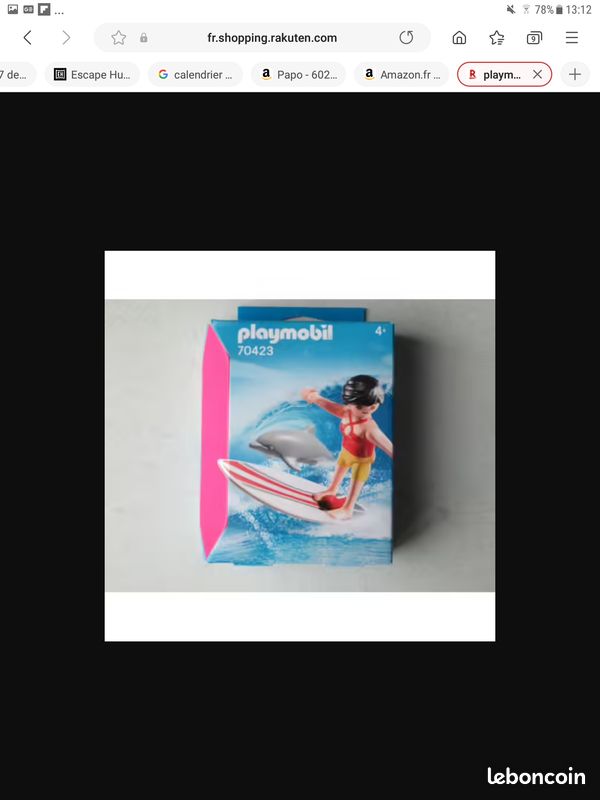Playmobil surfeurs et dauphin (image 1)
