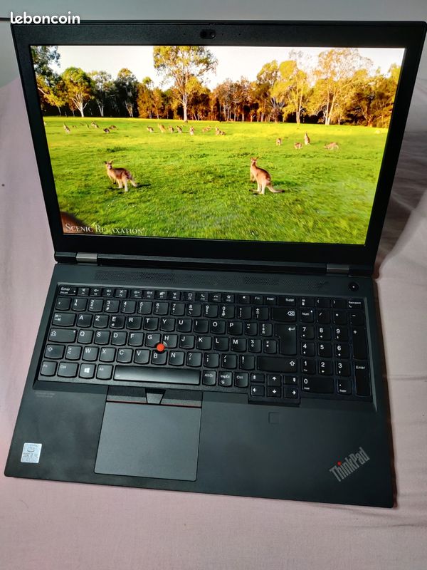 Station LENOVO Thinkpad P15 Gen1 CORE I9-10885H , 15,6" FHD, SSD 1000 GO , RAM 32GO W HELLO (image 1)
