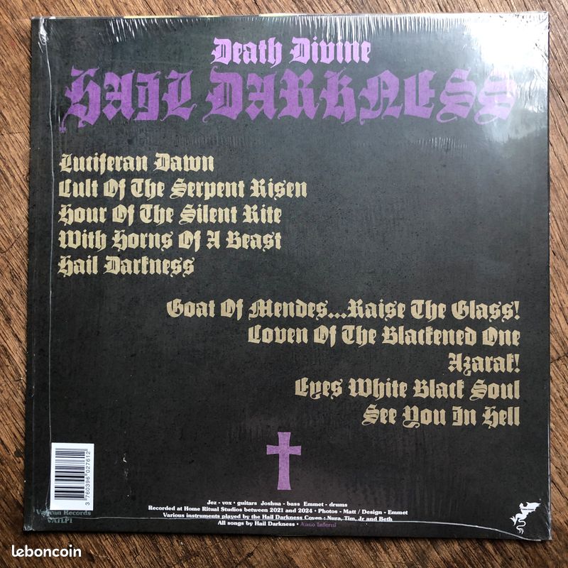 Hail Darkness - Death Divine (2024) -Doom/Psychdelique (image 2)