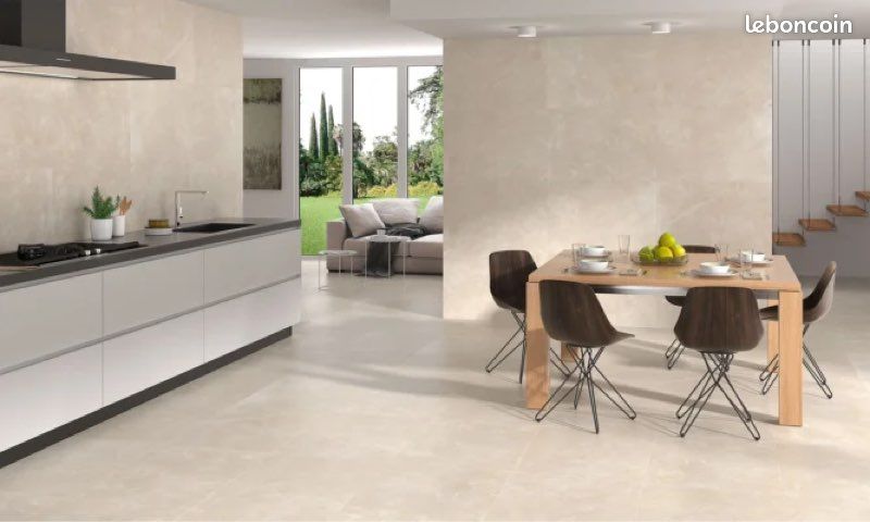 Carrelage 60x60 Tivoli Beige – 31,68 m² (22 boîtes de 4 carreaux) (image 1)
